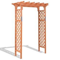 7 ft Garden Wooden High Arbor Arch Plant Pergola