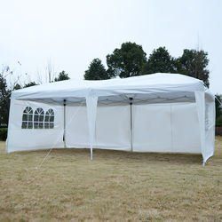 10' x 20' Total Iron Folding Wedding Tent with Cloth