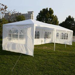 10' x 30' Outdoor Party Wedding 5 Sidewall Tent Canopy Gazebo